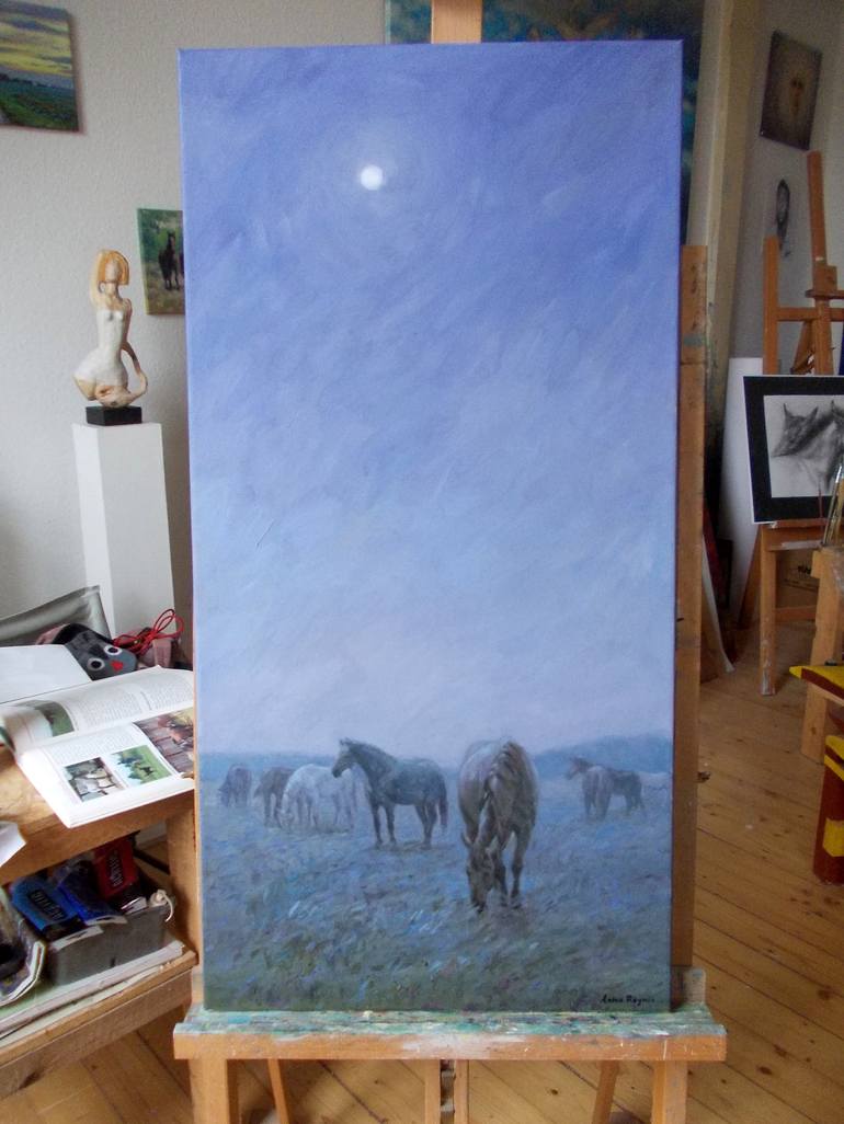 Original Horse Painting by Anna Ro