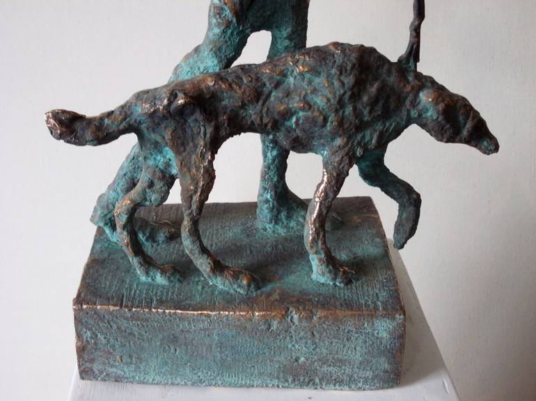 Original Abstract People Sculpture by Anna Ro