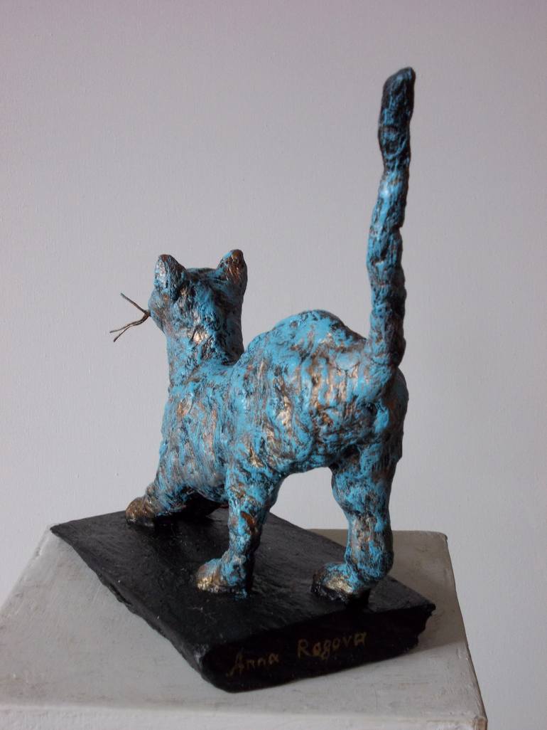 Original Figurative Animal Sculpture by Anna Ro