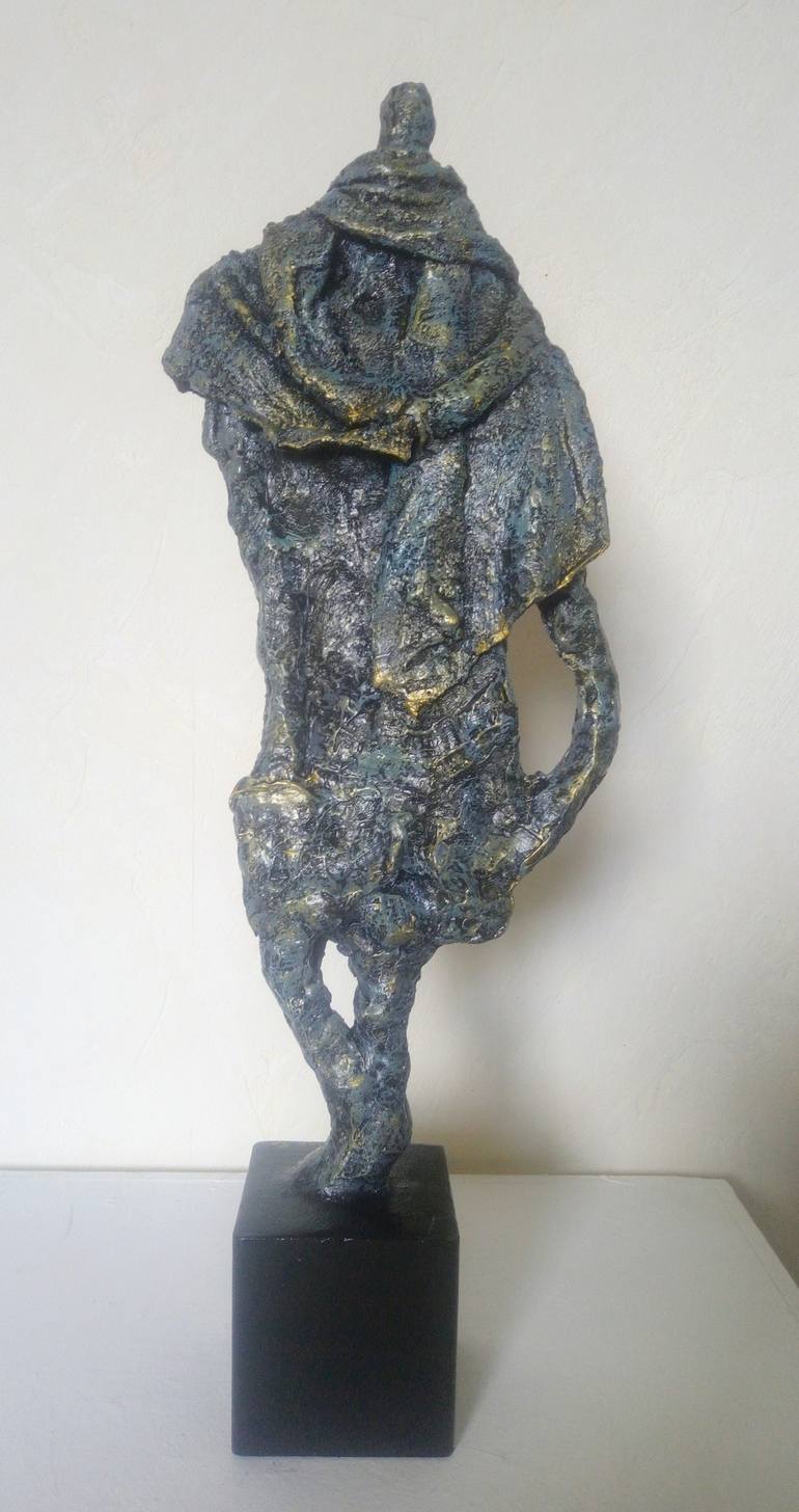 Original Abstract People Sculpture by Anna Ro