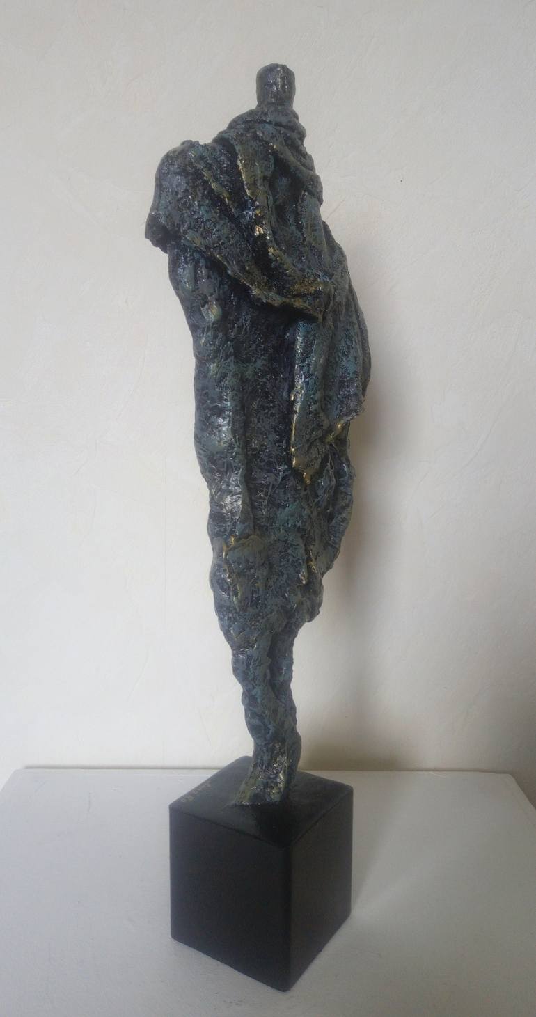 Original Abstract People Sculpture by Anna Ro