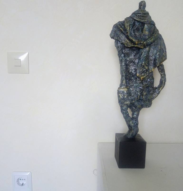 Original Abstract People Sculpture by Anna Ro