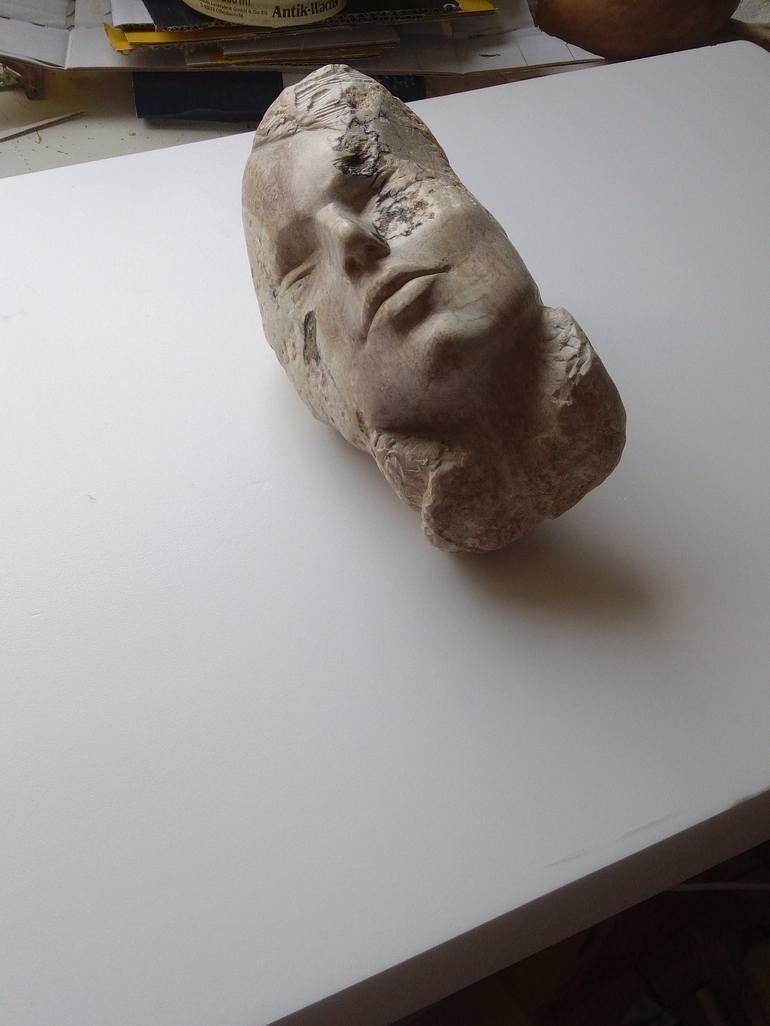 Original Figurative Portrait Sculpture by Anna Ro