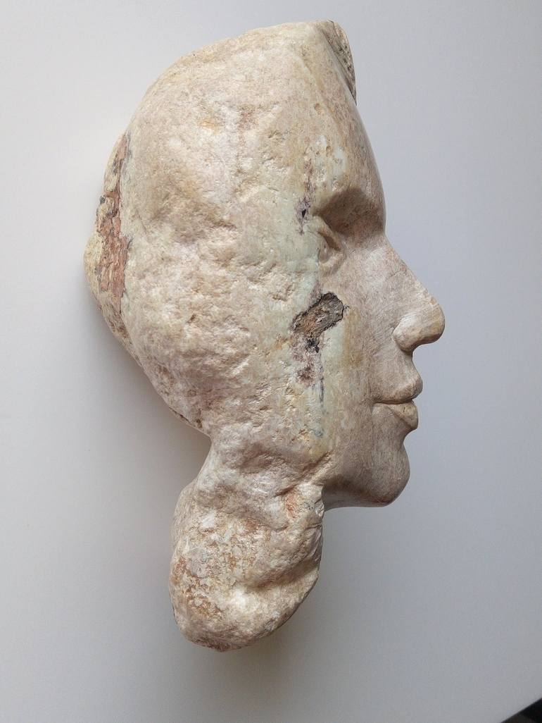 Original Figurative Portrait Sculpture by Anna Ro