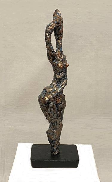 Original Art Deco Nude Sculpture by Anna Ro