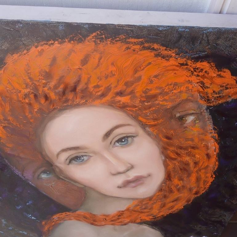 Original Portrait Painting by Anna Ro