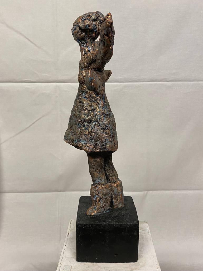 Original Art Deco Women Sculpture by Anna Ro