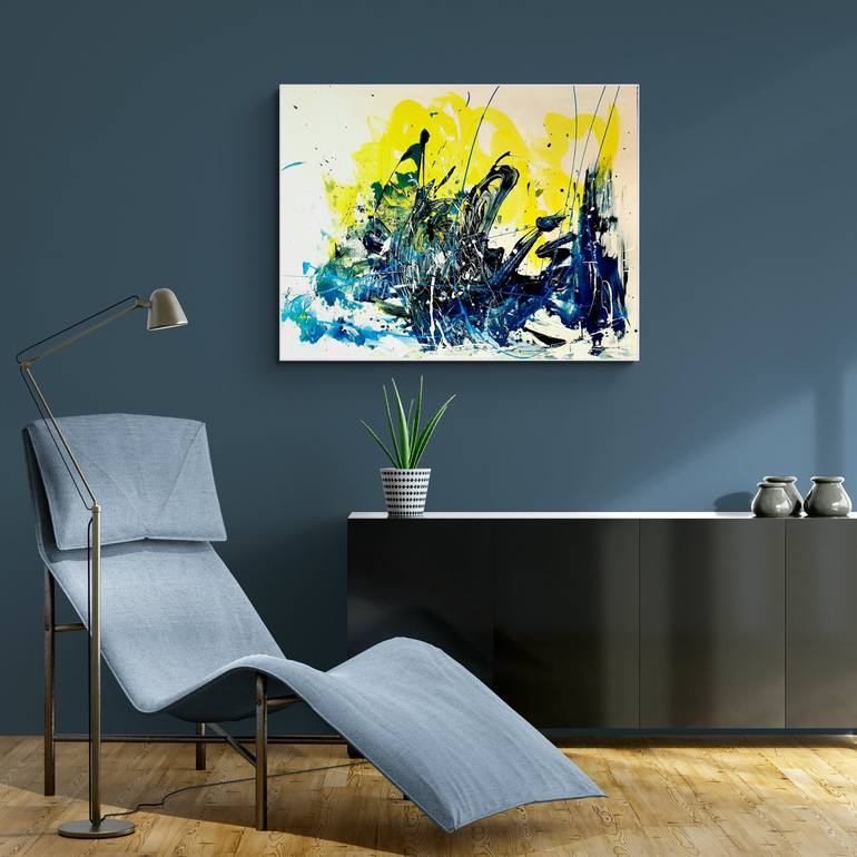 Original Abstract Painting by Vera Komnig