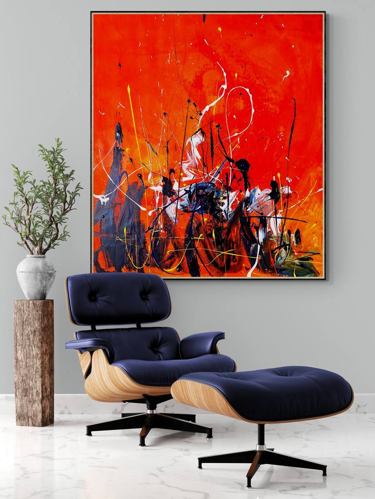 Original Abstract Painting by Vera Komnig