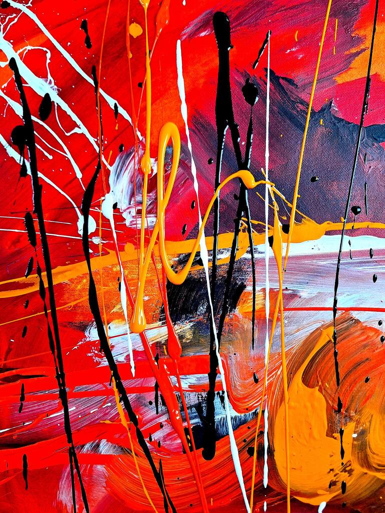 Original Abstract Painting by Vera Komnig