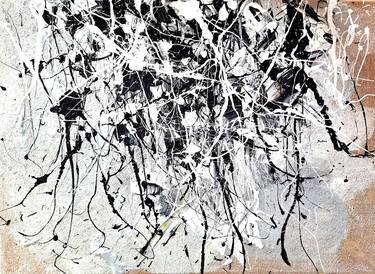 Original Abstract Expressionism Abstract Paintings by Vera Komnig