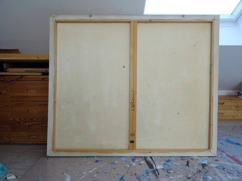 Original Abstract Expressionism Abstract Painting by Vera Komnig