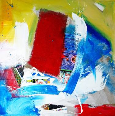Print of Abstract Expressionism Abstract Collage by Vera Komnig