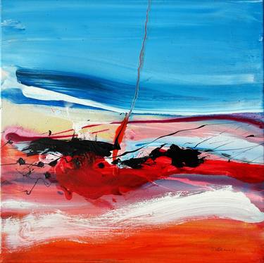 Print of Abstract Expressionism Abstract Paintings by Vera Komnig