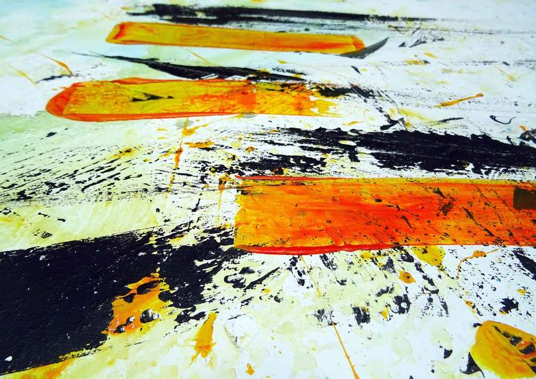 Original Abstract Expressionism Abstract Painting by Vera Komnig