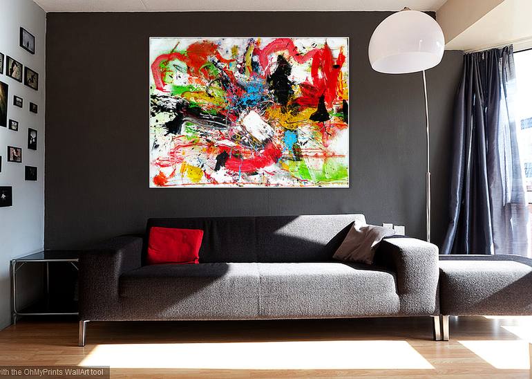 Man muss noch Chaos in sich haben... Painting by Vera Komnig | Saatchi Art