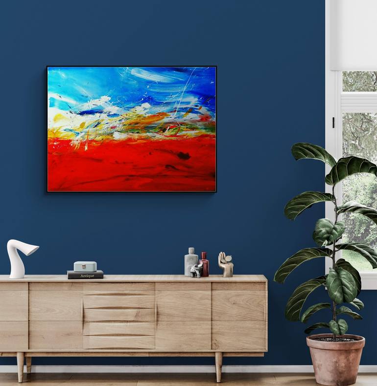 Original Abstract Painting by Vera Komnig