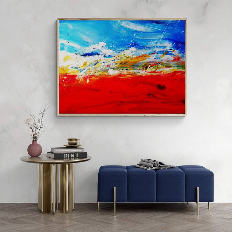 Original Abstract Painting by Vera Komnig