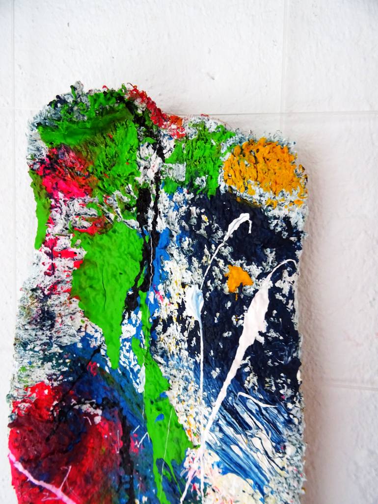 Original Abstract Expressionism Abstract Sculpture by Vera Komnig