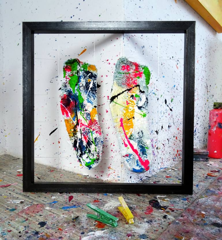 Original Abstract Expressionism Abstract Sculpture by Vera Komnig
