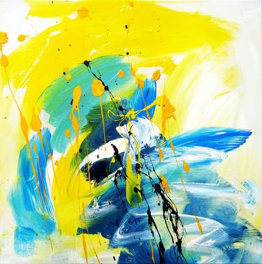 Print of Abstract Expressionism Abstract Paintings by Vera Komnig