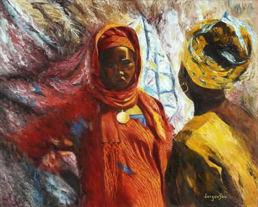 Original Expressionism People Paintings by Agnes Jorgensen