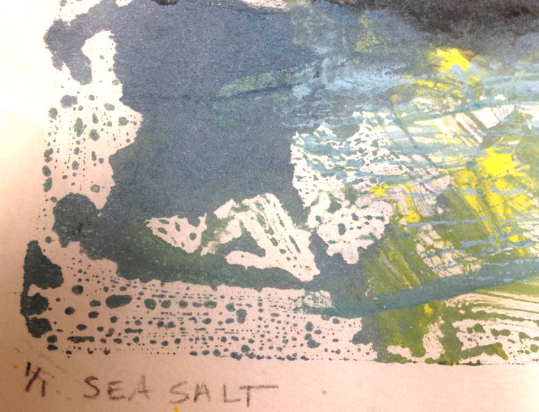 Original Abstract Expressionism Nature Printmaking by Kathleen Kaller