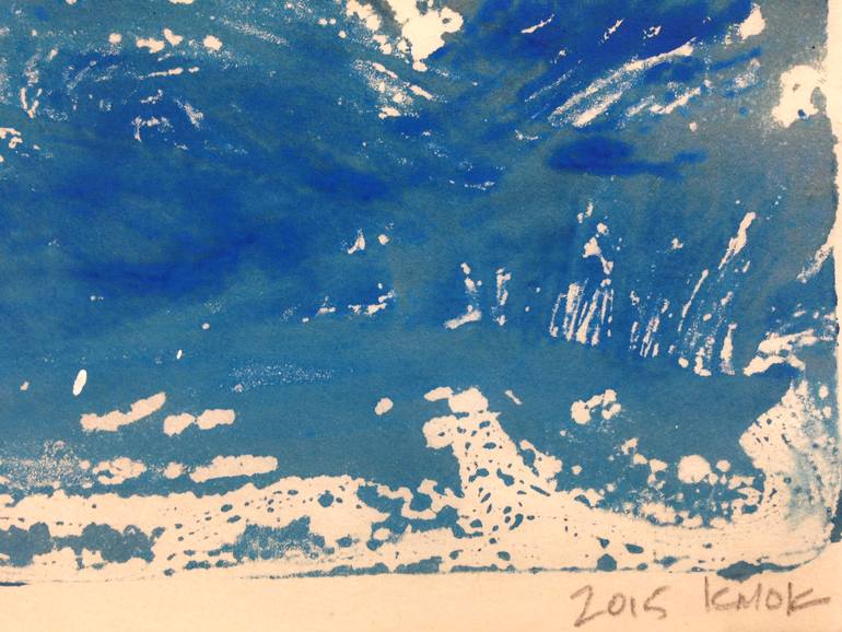 Original Abstract Expressionism Landscape Printmaking by Kathleen Kaller