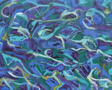 Original Abstract Nature Paintings by Kathleen Kaller