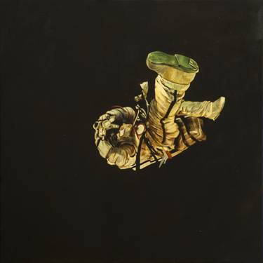Original Figurative Outer Space Painting by Yotam Zohar