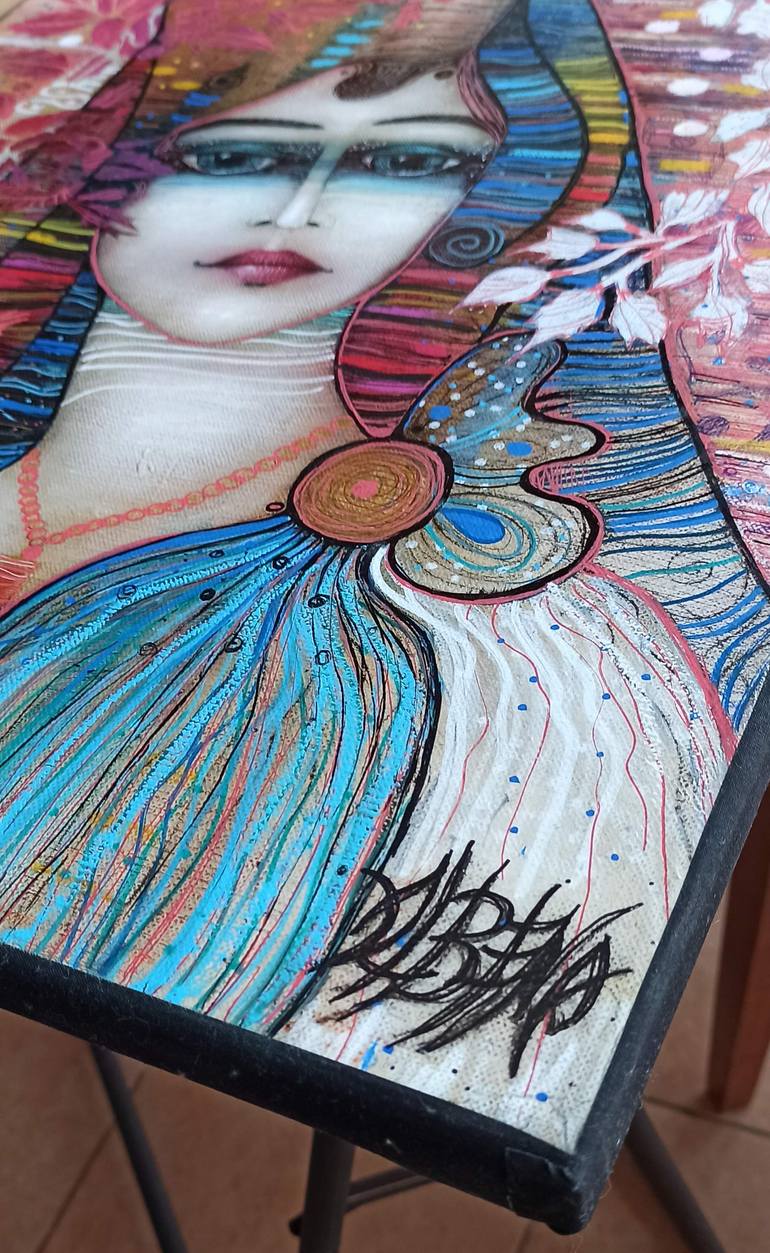 Original Art Deco People Painting by Albena Vatcheva