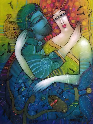 Print of Love Paintings by Albena Vatcheva