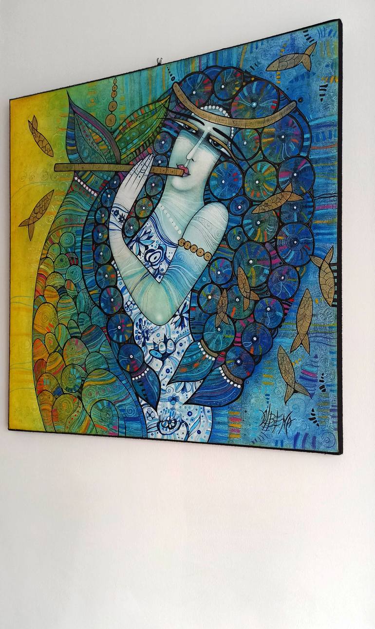 Original Figurative Fantasy Painting by Albena Vatcheva