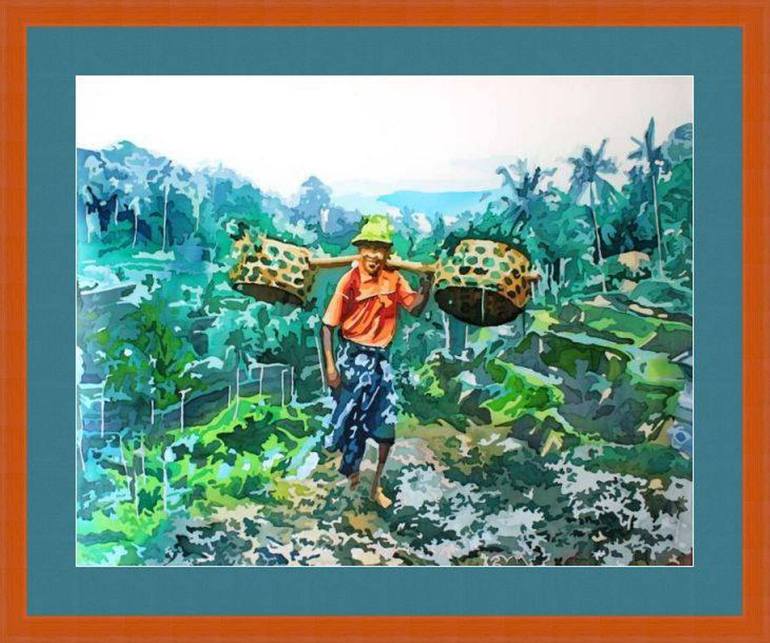 Original Contemporary Other Painting by Vv Art Batik