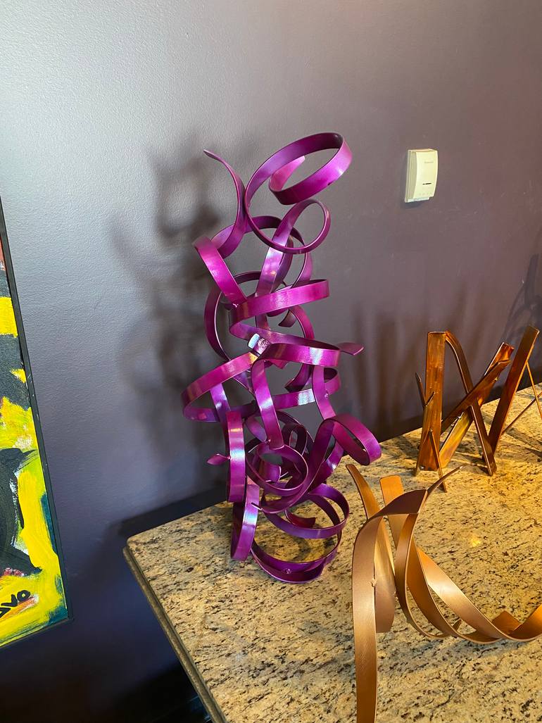 Original Modernism Abstract Sculpture by Slavo Cech