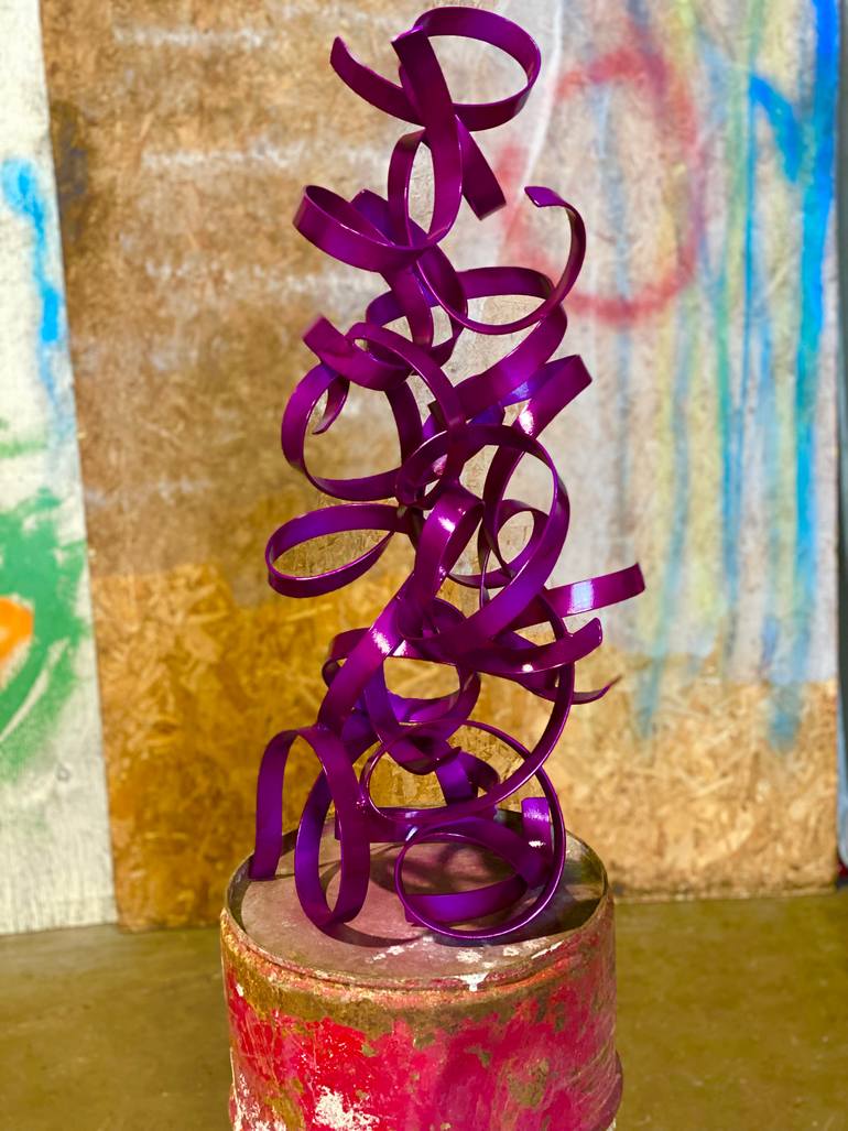 Original Modernism Abstract Sculpture by Slavo Cech