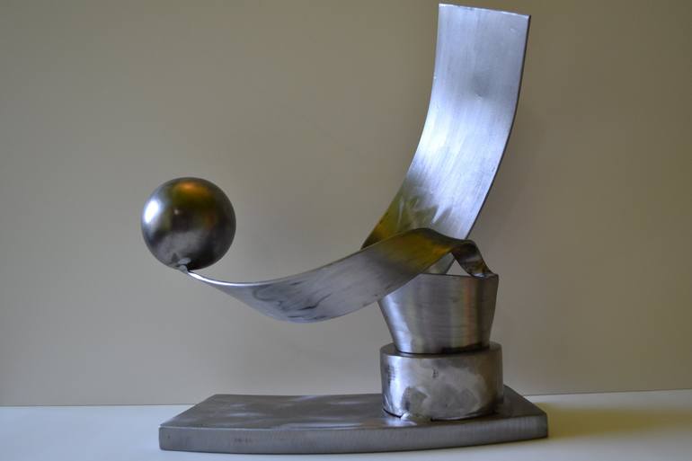 Original Abstract Performing Arts Sculpture by Slavo Cech