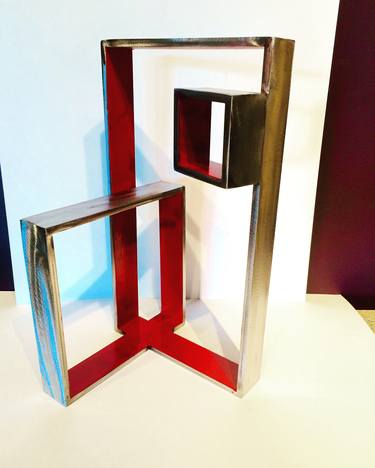 Original Cubism Abstract Sculpture by Slavo Cech
