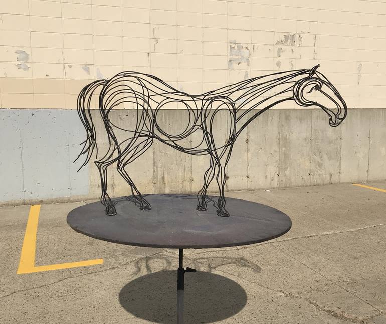 Original Horse Sculpture by Slavo Cech