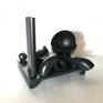 This is a bit of a departure for me. This piece is more “weighty” and industrial. It is painted in a flat black in the tradition of Louise Nevelson.