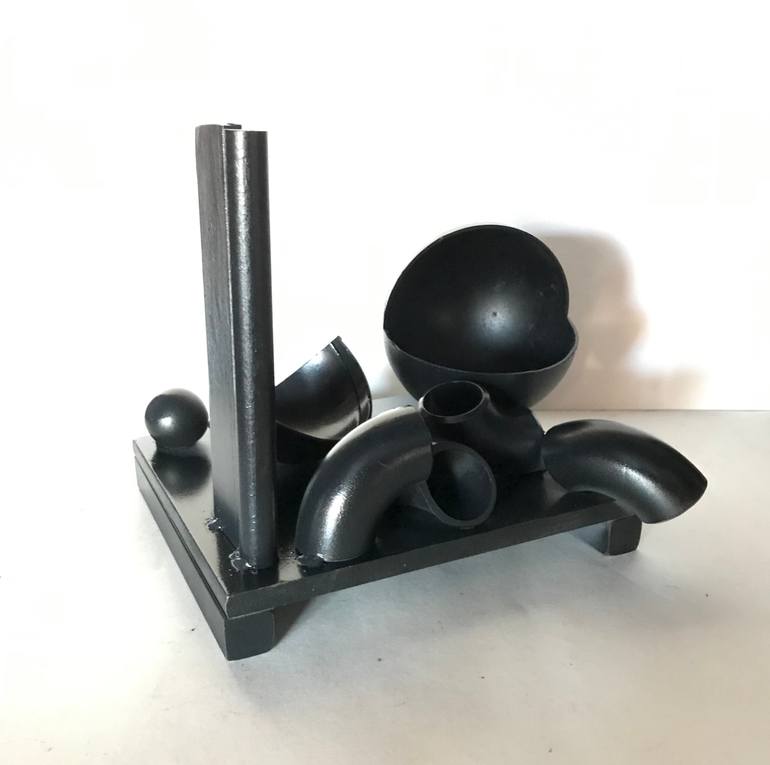Original Modernism Abstract Sculpture by Slavo Cech