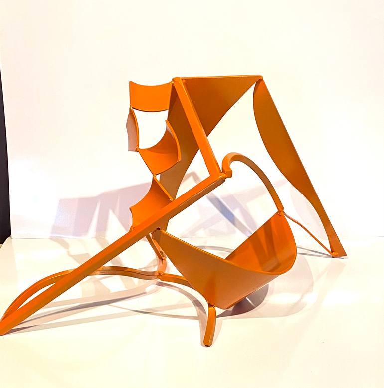 Original Modernism Abstract Sculpture by Slavo Cech