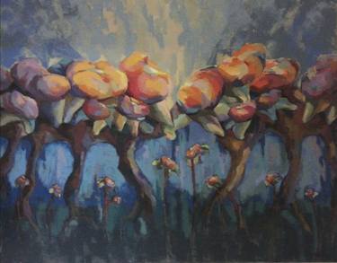 Original Fine Art Nature Paintings by Nathalie Prados Pelet