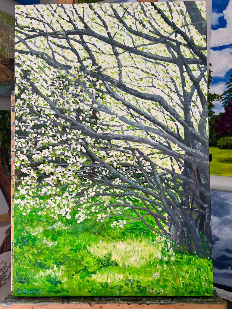 Original Impressionism Landscape Painting by  Elizabeth De Sherbinin