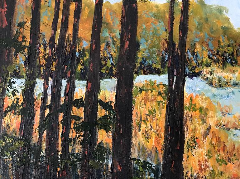 Original Impressionism Landscape Painting by  Elizabeth De Sherbinin