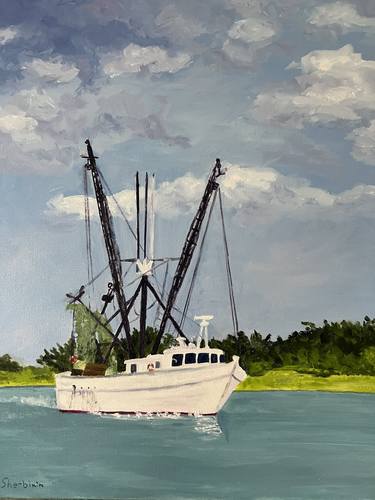 Original Boat Paintings by Elizabeth de Sherbinin