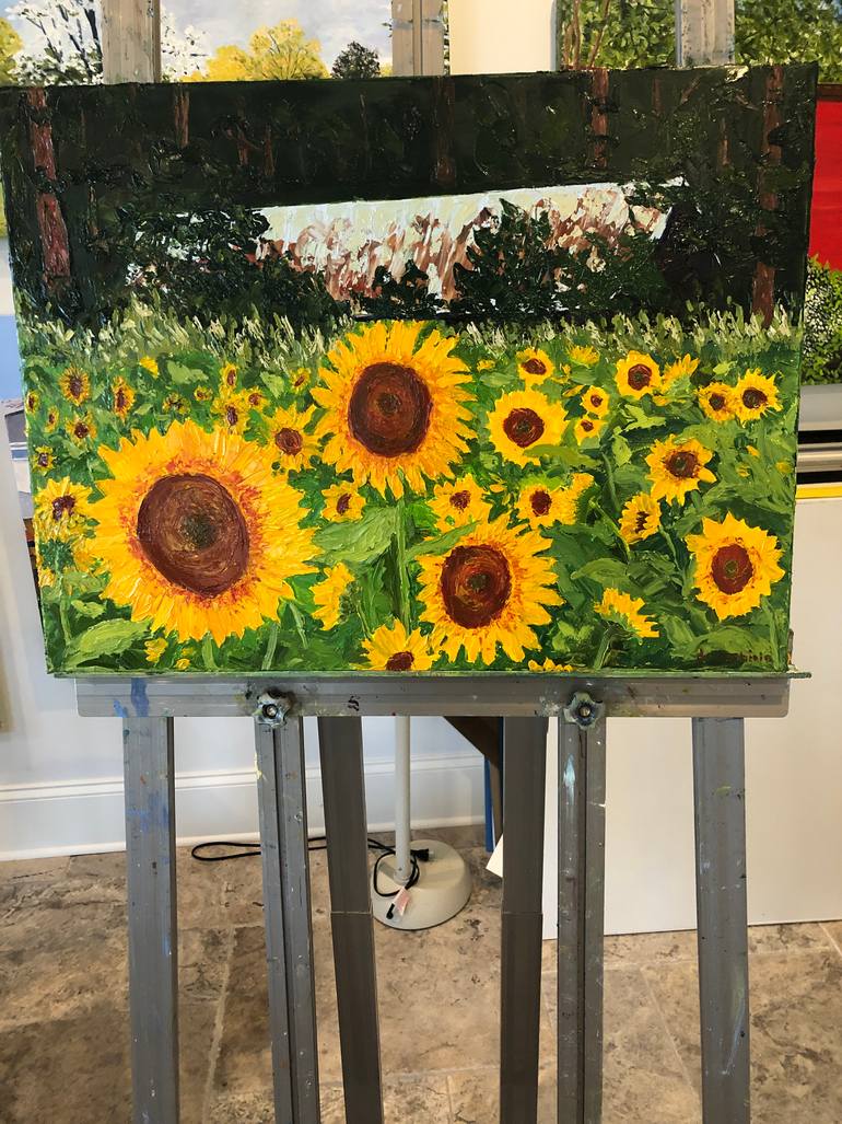 Original Impressionism Landscape Painting by  Elizabeth De Sherbinin