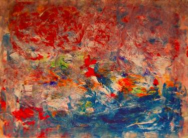 Original Abstract Expressionism Nature Paintings by Cristino Santiago