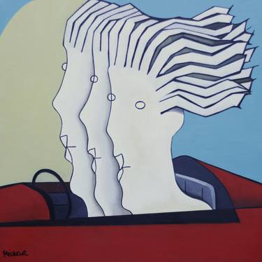 Print of Pop Art Automobile Paintings by michel R