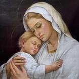 VIRGIN MARY AND BABY JESUS by Rajasekharan Parameswaran